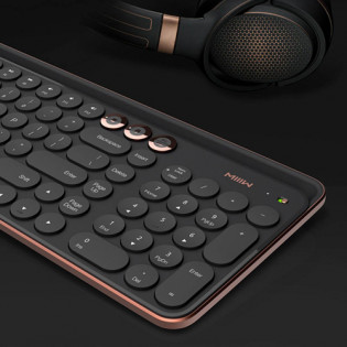 Xiaomi MiiiW (MWBK01)  Bluetooth Dual-mode Keyboard Golden Black