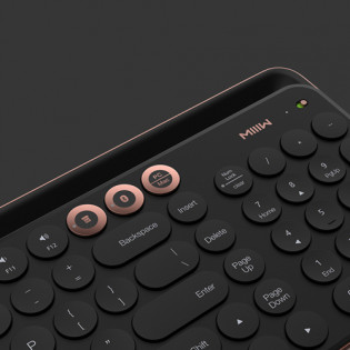 Xiaomi MiiiW (MWBK01)  Bluetooth Dual-mode Keyboard Golden Black