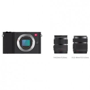 Yi M1 Mirrorless Digital Camera Dual Lens Chinese Version Black