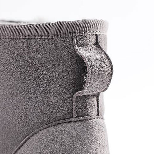 UREVO Casual Wool Boots Gray 38