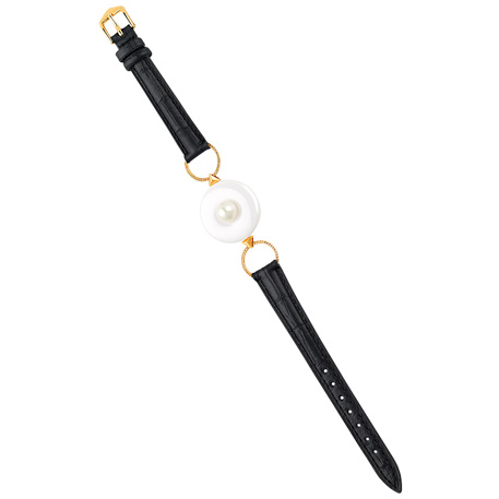 Amazfit Huang Ke Di Energy Leather Wristband Black