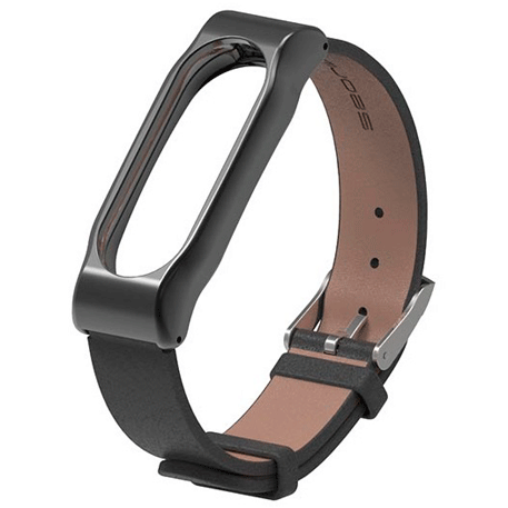Xiaomi Mi Band 2 MiJobs Leather Strap Black/Black