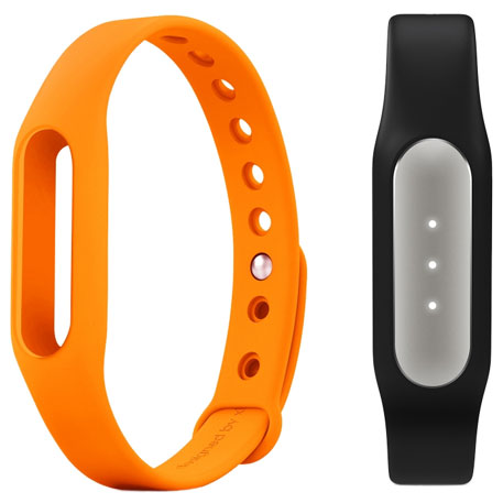 Xiaomi Mi Band Black + Mi Band Strap Orange
