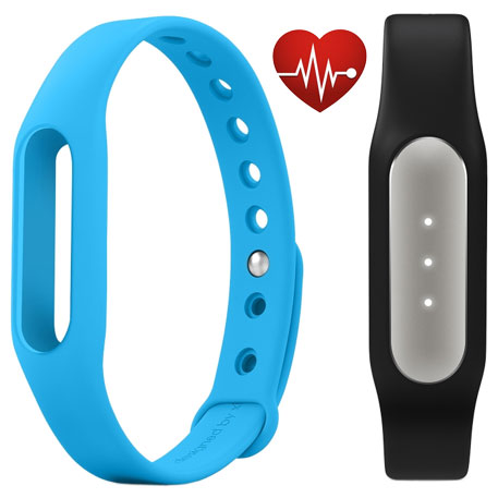 Xiaomi Mi Band Pulse Black + Mi Band Strap Blue