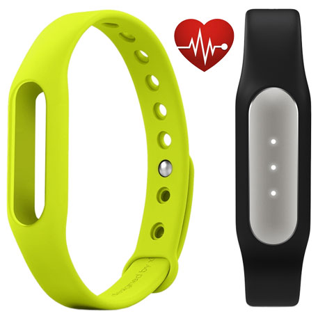 Xiaomi Mi Band Pulse Black + Mi Band Strap Green