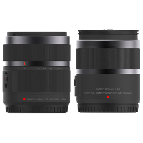 Yi M1 Mirrorless Digital Camera Dual Lens Chinese Version Black