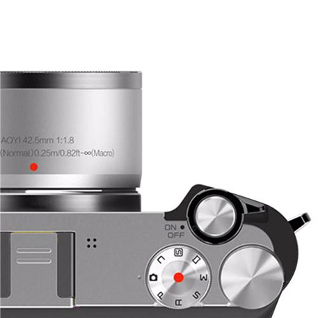 Yi M1 Mirrorless Digital Camera Zoom Lens Chinese Version Silver